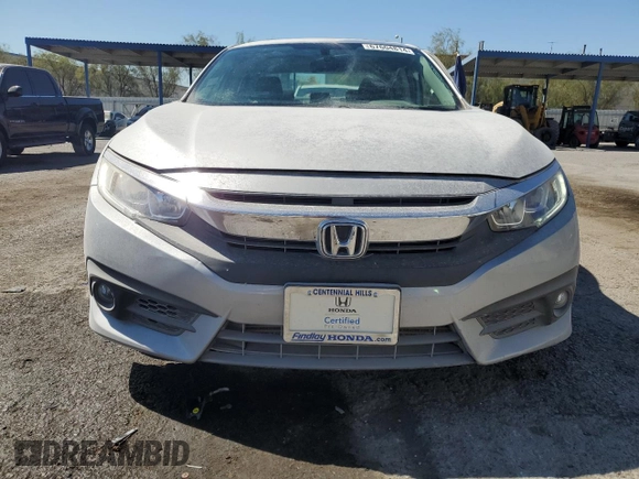 2017 Honda Civic Sedan EX-L with VIN 2HGFC1F7XHH644352, listed as a Copart auction lot 67604814 with 56,972 mi miles and Salvage Title. Bid and sale history available at carsss.com. Image 5.