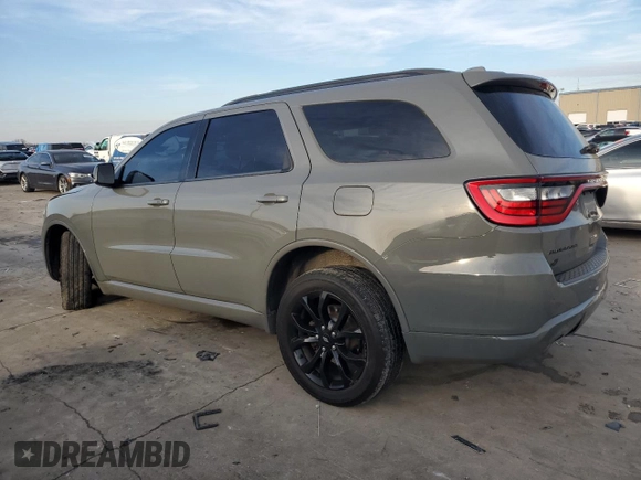 2020 Dodge Durango GT с VIN 1C4RDJDG9LC349797, выставлен на аукционе Copart как лот 42848015 с пробегом 89 914 миль миль и Списание • Salvage title. История ставок и продаж доступна на DreamBid. Изображение 2.