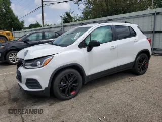 2021 Chevrolet Trax LT with VIN KL7CJLSB6MB318318, listed as a Copart auction lot 61654885 with 75,854 mi miles and Salvage title. Bid and sale history available at DreamBid. Image 1.