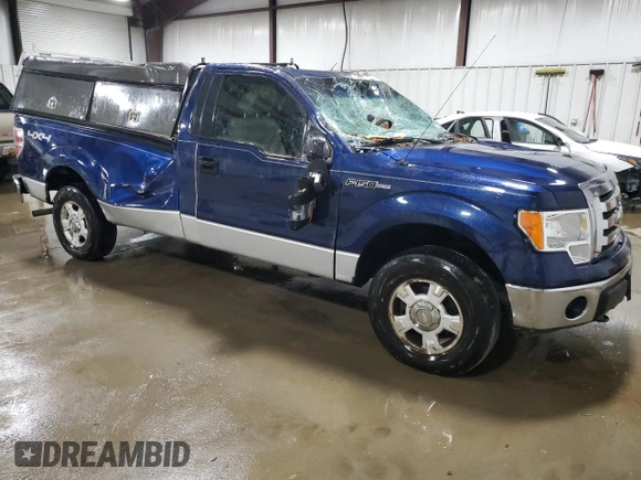 2009 Ford F-150 with VIN 1FTPF14V39KB74154, listed as a Copart auction lot 55580845 with 123,487 mi miles and Salvage title. Bid and sale history available at DreamBid. Image 4.