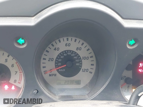 2004 Nissan Frontier XE with VIN 1N6DD26T54C403203, listed as a IAAI auction lot 41658314 with 203,648 mi miles and . Bid and sale history available at DreamBid. Image 7.