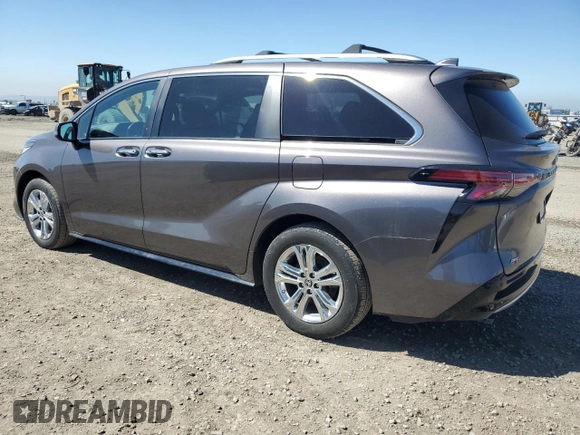 2023 Toyota Sienna Platinum with VIN 5TDESKFC2PS106874, listed as a Copart auction lot 50348725 with 10,329 mi miles and Non Repairable. Bid and sale history available at DreamBid. Image 2.