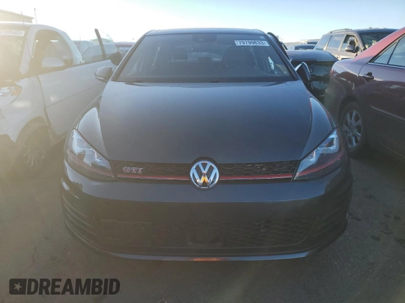 2016 Volkswagen Golf GTI S w/Performance Pkg with VIN 3VW447AU5GM006610, listed as a Copart auction lot 79799833 with 33,052 mi miles. Bid and sale history available at carsss.com. Image 5.