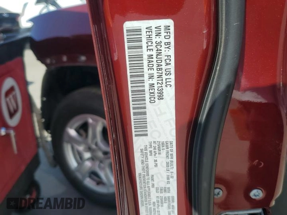 2022 Jeep Compass Sport z VIN 3C4NJDAB7NT213998, wystawiony jako Copart lot #61792785 z przebiegiem 63 690 mil mil oraz Szkoda całkowita • Salvage title. Historia ofert i sprzedaży dostępna na DreamBid. Obrazek 14.