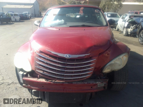 2006 Chrysler PT Cruiser Touring with VIN 3C3JY55E66T203179, listed as a IAAI auction lot 28605798 with 136,004 mi miles. Bid and sale history available at carsss.com. Image 6.
