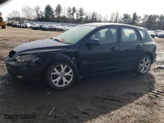 2008 Mazda Mazda3 s Grand Touring with VIN JM1BK344081826998, listed as a Copart auction lot 43162145 with 155,953 mi miles and Salvage Title. Bid and sale history available at carsss.com. Image 1.