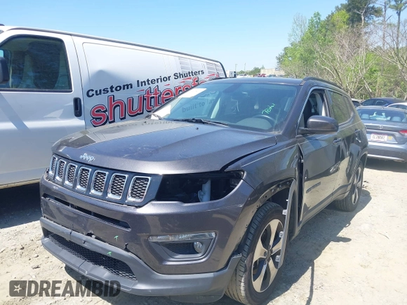 2018 Jeep Compass Latitude with VIN 3C4NJCBB3JT194188, listed as a IAAI auction lot 41996510 with 68,855 mi miles and . Bid and sale history available at DreamBid. Image 17.