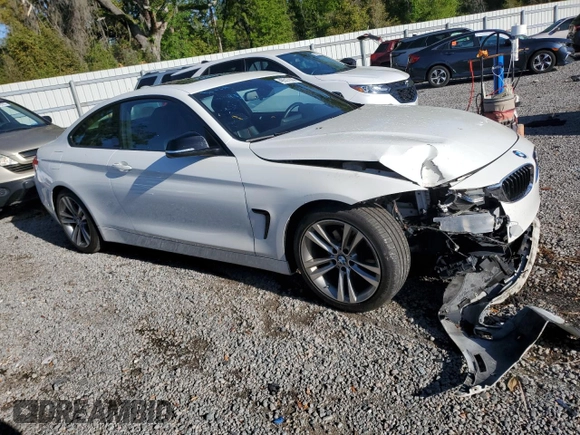 2015 BMW 4 Series 428i with VIN WBA3N3C54FK233896, listed as a Copart auction lot 49317635 with 57,250 mi miles and Salvage Title. Bid and sale history available at DreamBid. Image 4.