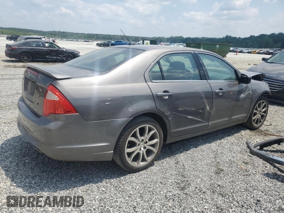 2012 Ford Fusion SE with VIN 3FAHP0HA3CR325473, listed as a Copart auction lot 59216805 with Not provided miles and Salvage title. Bid and sale history available at DreamBid. Image 3.