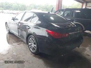2015 Infiniti Q50 with VIN JN1BV7AP1FM342558, listed as a IAAI auction lot 42729484 with 142,235 mi miles and . Bid and sale history available at DreamBid. Image 3.