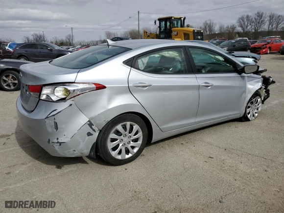 2012 Hyundai Elantra GLS PZEV with VIN 5NPDH4AE5CH095450, listed as a Copart auction lot 49721225 with 169,665 mi miles and Salvage Title. Bid and sale history available at carsss.com. Image 3.