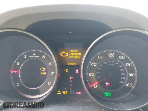 2007 Acura MDX Technology with VIN 2HNYD28427H501109, listed as a IAAI auction lot 42214693 with 210,244 mi miles and . Bid and sale history available at DreamBid. Image 7.