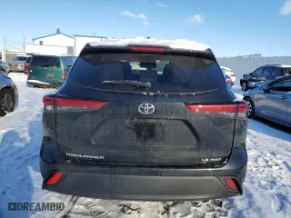 2021 Toyota Highlander L with VIN 5TDBZRBH0MS557161, listed as a Copart auction lot 87359574 with 86,296 mi miles and Salvage Title. Bid and sale history available at carsss.com. Image 6.