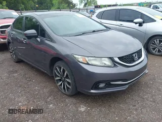 2015 Honda Civic EX-L z VIN 2HGFB2F95FH530802, wystawiony jako IAAI lot #42103090 z przebiegiem 155 989 mil mil oraz . Historia ofert i sprzedaży dostępna na DreamBid. Obrazek 1.