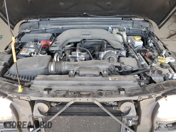 2021 Jeep Wrangler Unlimited Sport S with VIN 1C4HJXDG3MW544043, listed as a Copart auction lot 56559015 with 84,344 mi miles and Salvage title. Bid and sale history available at DreamBid. Image 11.