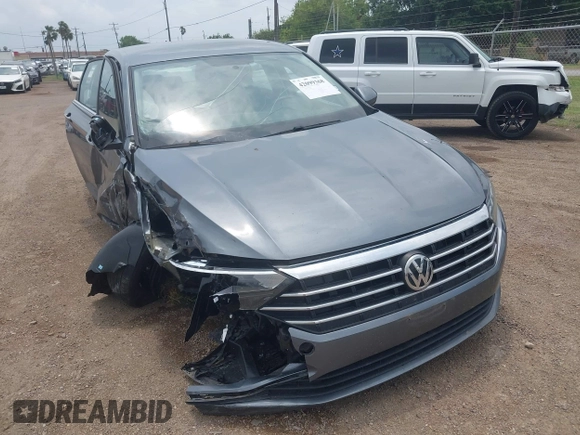 2021 Volkswagen Jetta S with VIN 3VWC57BU3MM067408, listed as a IAAI auction lot 42099368 with 34,879 mi miles and . Bid and sale history available at DreamBid. Image 1.