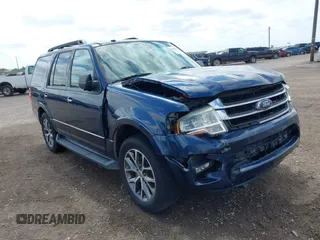 2016 Ford Expedition XLT z VIN 1FMJU1HTXGEF42678, wystawiony jako IAAI lot #42053142 z przebiegiem 109 018 mil mil oraz . Historia ofert i sprzedaży dostępna na DreamBid. Obrazek 1.