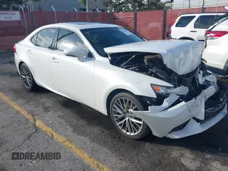 2014 Lexus IS 250 with VIN JTHBF1D26E5014745, listed as a IAAI auction lot 41490300 with Not Provided miles and . Bid and sale history available at DreamBid. Image 1.