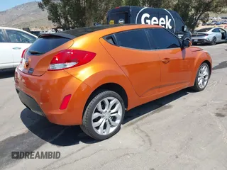2012 Hyundai Veloster w/Gray Int with VIN KMHTC6ADXCU037879, listed as a IAAI auction lot 42093850 with 189,991 mi miles and . Bid and sale history available at DreamBid. Image 4.