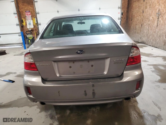 2008 Subaru Legacy (Natl) with VIN 4S3BL616786218533, listed as a Copart auction lot 50222725 with 198389 miles and Salvage Title. Bid and sale history available at carsss.com. Image 6.