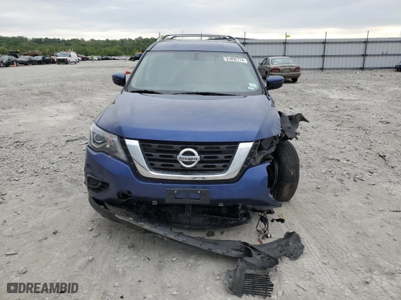 2019 Nissan Pathfinder S with VIN 5N1DR2MM8KC652376, listed as a Copart auction lot 51892774 with 75359 miles and Salvage Title. Bid and sale history available at carsss.com. Image 5.