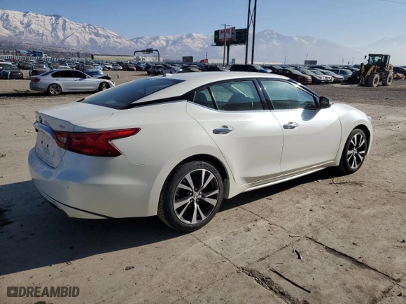 2018 Nissan Maxima SL with VIN 1N4AA6AP7JC381562, listed as a Copart auction lot 86142204 with 81,550 mi miles and Salvage Title. Bid and sale history available at carsss.com. Image 3.