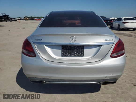 2016 Mercedes-Benz C 300 Luxury with VIN 55SWF4KB1GU178119, listed as a Copart auction lot 54187445 with 152,096 mi miles and Clean title. Bid and sale history available at DreamBid. Image 6.