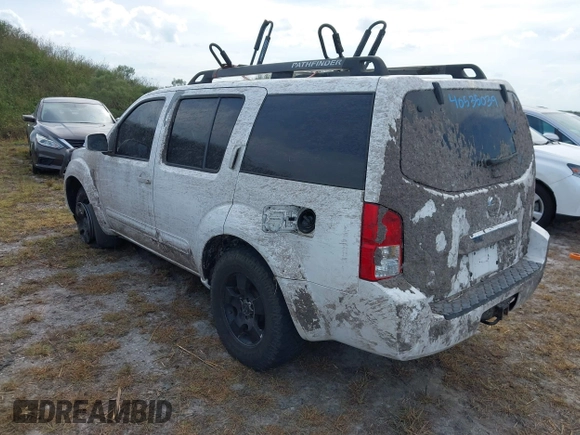 2007 Nissan Pathfinder SE with VIN 5N1AR18W47C609122, listed as a IAAI auction lot 40535039 with 1 mi miles. Bid and sale history available at carsss.com. Image 3.