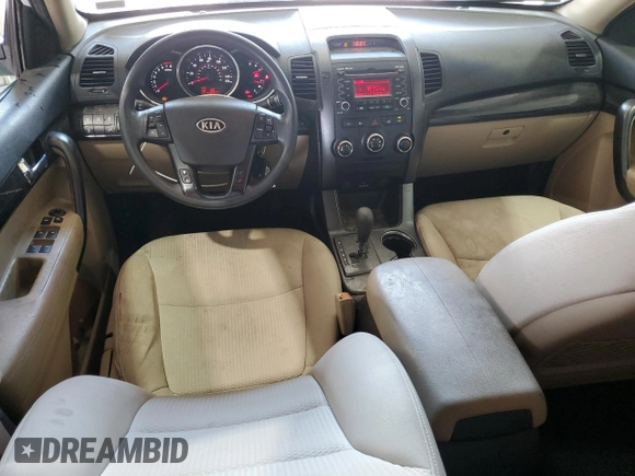 2011 Kia Sorento LX with VIN 5XYKTCA19BG012685, listed as a Copart auction lot 61372885 with 148,857 mi miles and Salvage title. Bid and sale history available at DreamBid. Image 8.