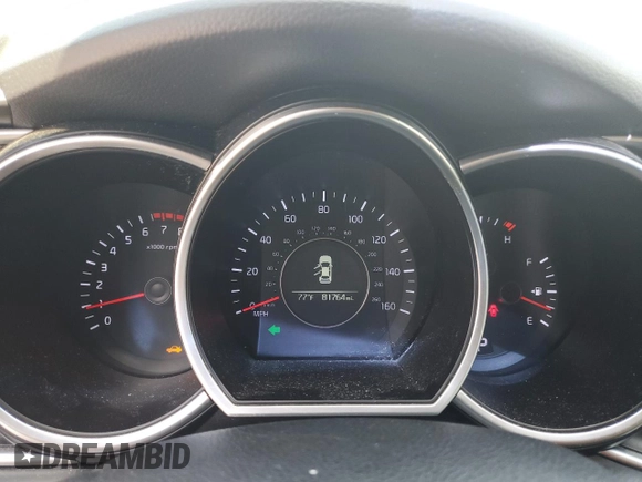 2014 Kia Optima LX with VIN 5XXGM4A75EG333628, listed as a Copart auction lot 59273445 with 81,764 mi miles and Salvage title. Bid and sale history available at DreamBid. Image 9.