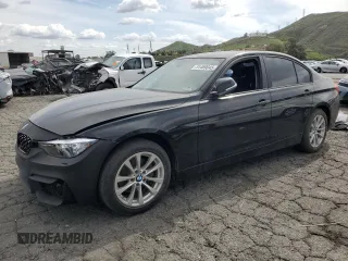 2017 BMW 3 Series 320i with VIN WBA8E1G37HNU17007, listed as a Copart auction lot 51469045 with 20,197 mi miles and Salvage Title. Bid and sale history available at carsss.com. Image 1.