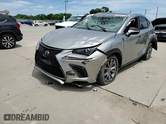 2020 Lexus NX 300 F Sport with VIN JTJSARBZXL2176260, listed as a Copart auction lot 57898055 with 64,257 mi miles and Salvage title. Bid and sale history available at DreamBid. Image 15.