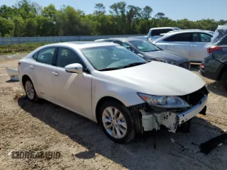 2013 Lexus ES 300h with VIN JTHBW1GG3D2037164, listed as a Copart auction lot 52035215 with 100,608 mi miles and Salvage Title. Bid and sale history available at DreamBid. Image 4.