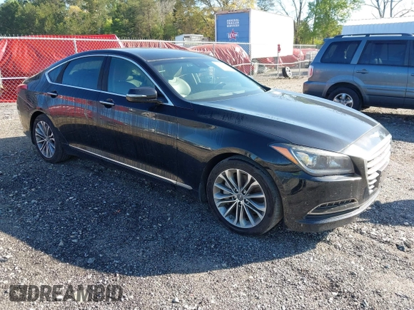 2016 Hyundai Genesis 3.8L z VIN KMHGN4JEXGU133770, wystawiony jako IAAI lot #41995242 z przebiegiem 181 715 mil mil oraz . Historia ofert i sprzedaży dostępna na DreamBid. Obrazek 1.