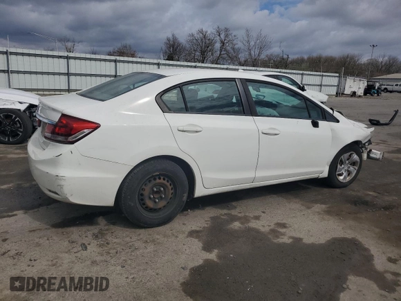 2014 Honda Civic Sedan LX with VIN 2HGFB2F52EH514682, listed as a Copart auction lot 50954965 with 134,401 mi miles and Salvage Title. Bid and sale history available at carsss.com. Image 3.