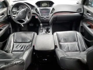 2015 Acura MDX Tech Pkg with VIN 5FRYD3H46FB002750, listed as a Copart auction lot 48331165 with 128,015 mi miles and Salvage Title. Bid and sale history available at carsss.com. Image 8.