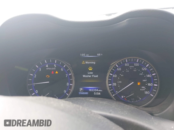 2017 Infiniti Q50 Premium with VIN JN1EV7AP0HM735371, listed as a IAAI auction lot 42101630 with 165,334 mi miles and . Bid and sale history available at carsss.com. Image 7.