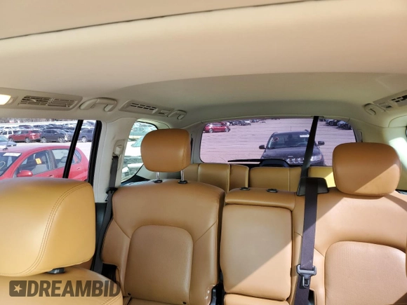 2017 Nissan Armada Platinum z VIN JN8AY2ND1H9000556, wystawiony jako Copart lot #49846525 z przebiegiem 179 394 mil mil oraz Szkoda całkowita • Salvage title. Historia ofert i sprzedaży dostępna na DreamBid. Obrazek 10.