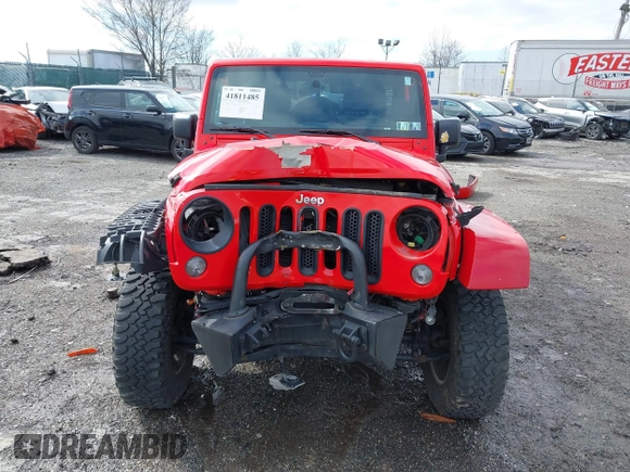 2016 Jeep Wrangler Unlimited Rubicon with VIN 1C4BJWFG1GL293302, listed as a IAAI auction lot 41811485 with 30,101 mi miles and . Bid and sale history available at DreamBid. Image 13.