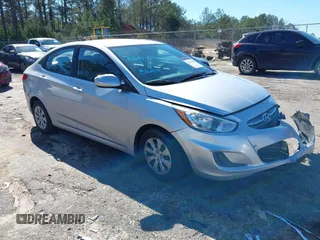 2017 Hyundai Accent SE with VIN KMHCT4AE7HU197593, listed as a IAAI auction lot 41597842 with 162,018 mi miles. Bid and sale history available at carsss.com. Image 1.