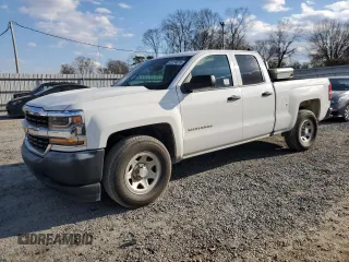 2018 Chevrolet Silverado 1500 Work Truck with VIN 1GCRCNEHXJZ329151, listed as a Copart auction lot 42124075 with 95,890 mi miles and Salvage Title. Bid and sale history available at carsss.com. Image 1.