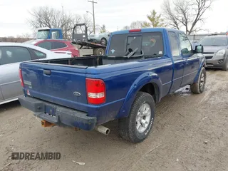 2009 Ford Ranger XLT with VIN 1FTZR45E99PA02617, listed as a IAAI auction lot 41508620 with 127,331 mi miles. Bid and sale history available at carsss.com. Image 4.