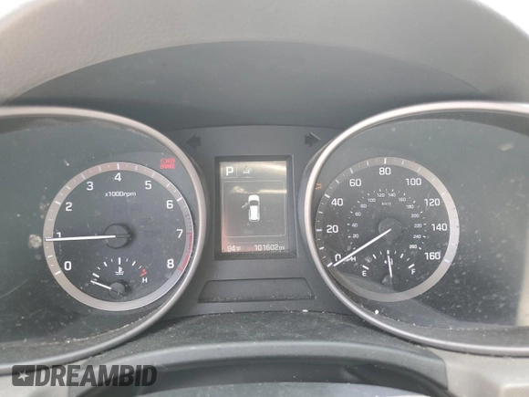 2017 Hyundai Santa Fe 2.4L with VIN 5NMZTDLB7HH010541, listed as a Copart auction lot 65151475 with 101,602 mi miles and Clean title. Bid and sale history available at DreamBid. Image 9.
