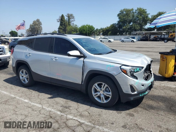 2019 GMC Terrain SLE with VIN 3GKALMEV4KL250147, listed as a Copart auction lot 61103705 with 33,499 mi miles and Salvage title. Bid and sale history available at DreamBid. Image 4.