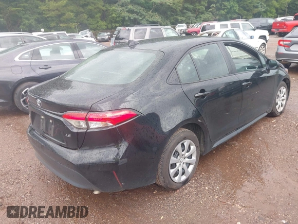 2024 Toyota Corolla LE z VIN 5YFB4MDE6RP100648, wystawiony jako IAAI lot #42542005 z przebiegiem 38 127 mil mil oraz . Historia ofert i sprzedaży dostępna na DreamBid. Obrazek 4.