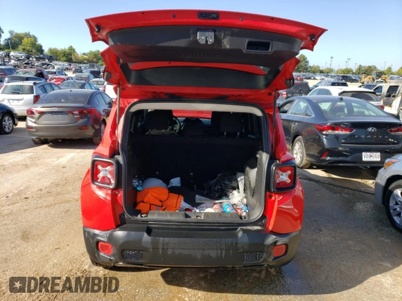 2017 Jeep Renegade Sport with VIN ZACCJBABXHPG38722, listed as a Copart auction lot 71112863 with 175,471 mi miles and Salvage title. Bid and sale history available at DreamBid. Image 6.