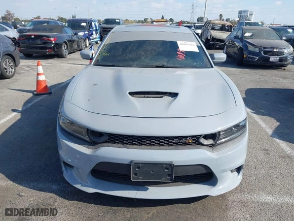 2022 Dodge Charger Scat Pack Widebody with VIN 2C3CDXGJ2NH166696, listed as a IAAI auction lot 40895426 with 34,004 mi miles. Bid and sale history available at carsss.com. Image 12.
