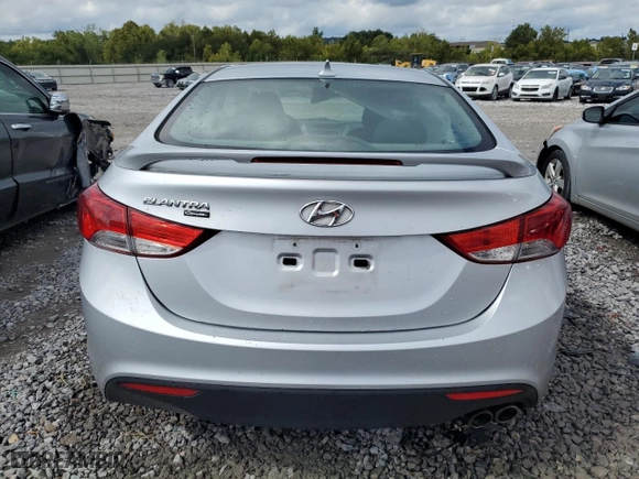 2013 Hyundai Elantra Coupe GS PZEV with VIN KMHDH6AE2DU023460, listed as a Copart auction lot 71382144 with 124,578 mi miles and Salvage Title. Bid and sale history available at carsss.com. Image 6.