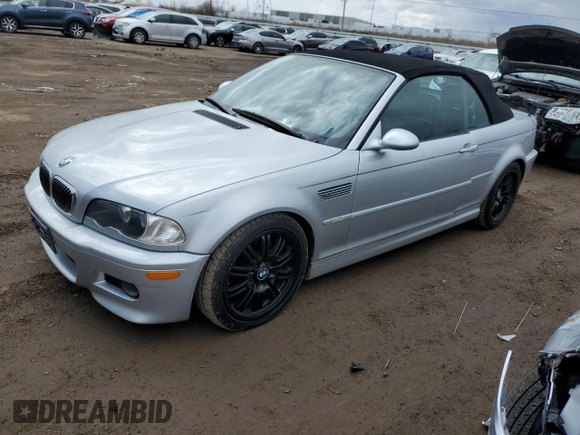2002 BMW 3 Series M3 with VIN WBSBR93492EX24950, listed as a Copart auction lot 52174795 with 141,542 mi miles and Clean Title. Bid and sale history available at carsss.com. Image 1.