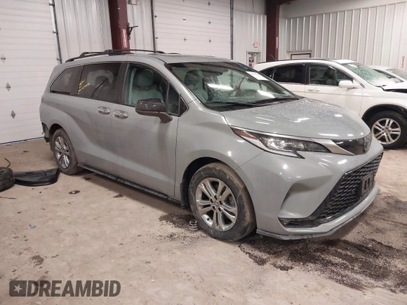 2023 Toyota Sienna XSE with VIN 5TDXSKFC6PS085066, listed as a IAAI auction lot 41679336 with 41,414 mi miles. Bid and sale history available at carsss.com. Image 1.
